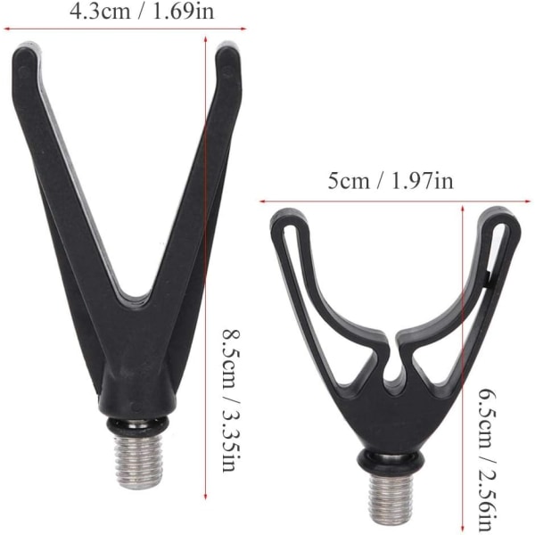 8 STK Fiskestang Alarm Holder Plast Holdbar Fleksibel