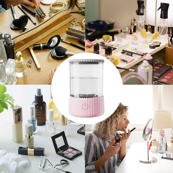 Automatic Makeup Brush Cleaner, Fast Makeup Brush Cleaning Machine