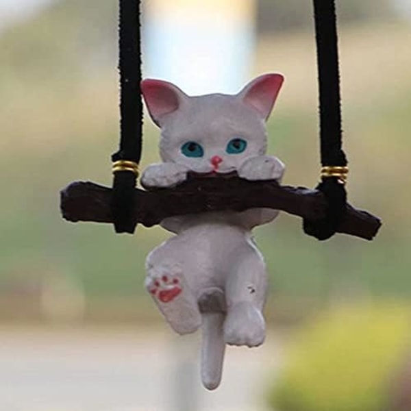 Keinutuva kissan auton riipuskoriste Söpö anime-tarvikkeet Ripustus auton sisustukseen Auton taustapeilin riipus Autokoristetarvikkeet Tai Ecute Cat