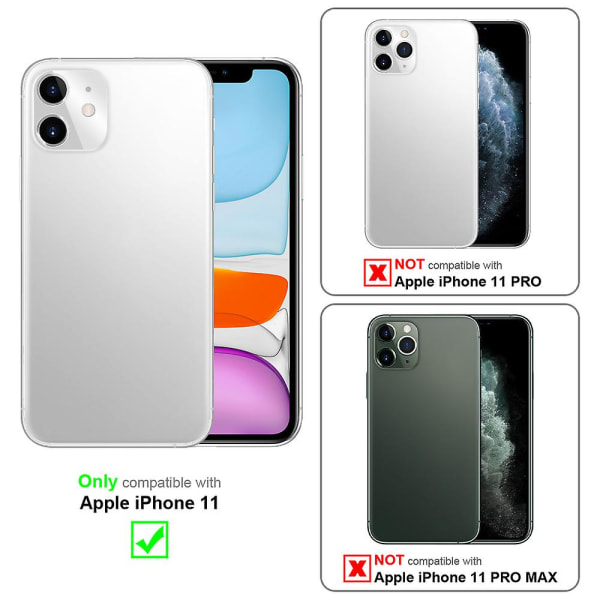 Mobiltelefonkedja för Apple iPhone 11 Case med längdjusterbart sladdband Nackbandsband