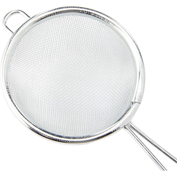 7 cm lang håndteret metalkølle, køkkenredskab og ideel til at si, dræne, vaske og et bredt udvalg af fødevarer, med et fint net til nem Tin 7cm / 2.75 Inches