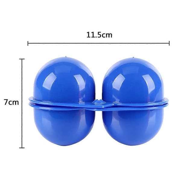 2-pack Portabel Äggförvaringslåda Skyddande Äggbricka Vikbar Hållare