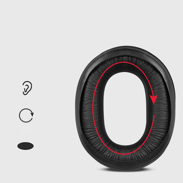 Elastisk trekk Komfortable øreputer Øreputer for MDR-RF995RK hodetelefoner