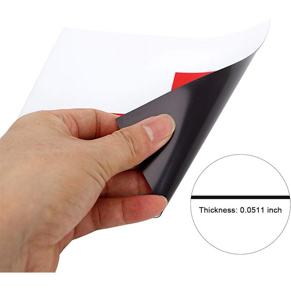 Fuldt magnetiske billån L-plader Rød L-plade 2-pak til bil Magnetisk ekstra tyk stærk elevplader, ingen smeltning Ingen blæsning af let at flytte uden Sc Red 1.3mm thickness