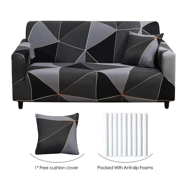 Elastisk sofatrekk 3-seters sofatrekk stretch sofatrekk sofa