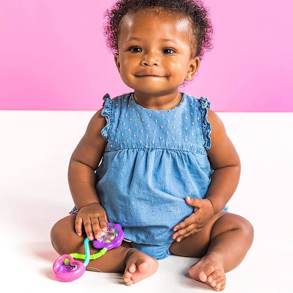 Oball Easy Grasp Shaker Rattle BPA-vapaa vauvan lelu Pink