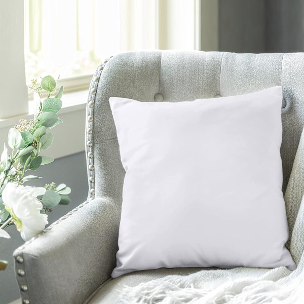 Kuddfyllnadskuddar (2-pack), 40 x 40 cm (16\" x 16\") Kuddfyllnadskuddar, Kuddfyllnadskuddar i ihålig fiber (vita) White 40x40 cm (Pack of 2)