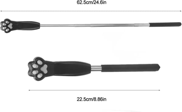 Cat Claw Extendable Back Scratcher in Stainless Steel Telescopic Massage Tool