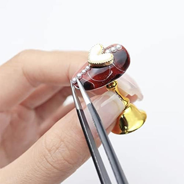 2 set nagelställningsdisplay, magnetisk nagelövningshållare akryl nagelspetsdisplayställ DIY nagelkonsttillbehör för målning av naglar falska nagelspetsar M