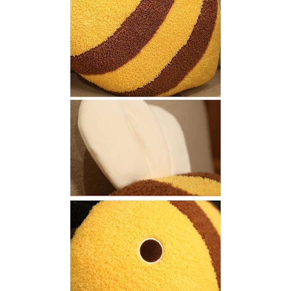 Söpö tyynypehmolelu mehiläinen täytetty eläin täytetty mehiläinen pehmolelu mehiläislelut Kawaii pehmeä kimalaispehmo halaava täytetty kimalaislahja Bumble Bee