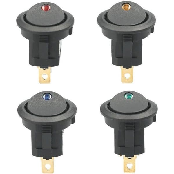 20 st DC 12V SPST vippströmbrytare för fordon ODIPIE