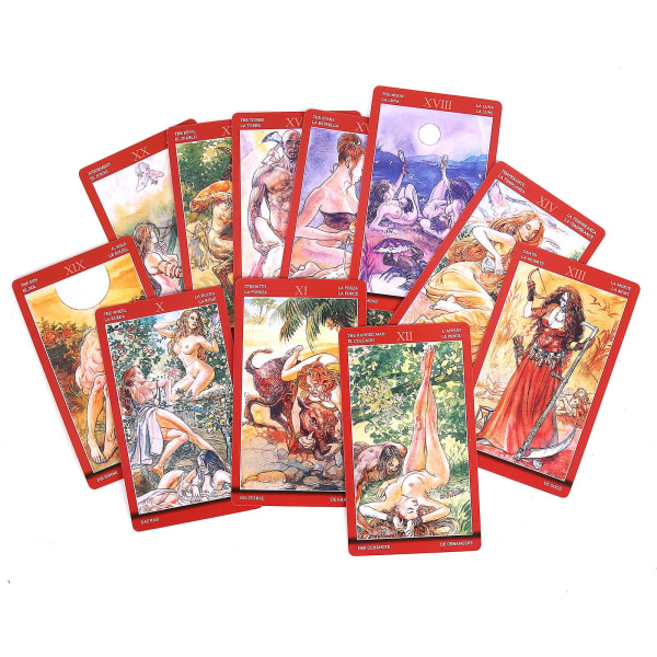 Tarotkort Magiska Sexuella Tarot Oracle-kort För Familjespel Kortlek