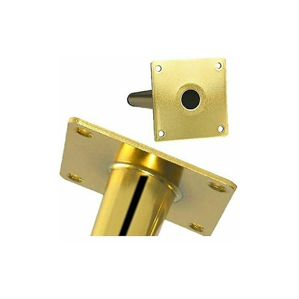 Dele Oblique Bordben Metal Skab Ben, Koniske Møbelben, 201 Rustfrit Stål, Højde 10cm, Skridsikker Lydløs Bund Til Sofa, Borde Og Andre