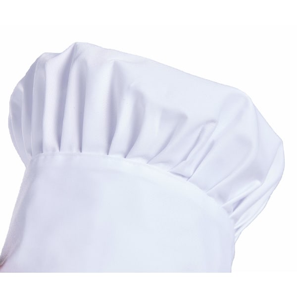 Unisex korkea elastinen kokkihattu Ruoanlaitto Kärryssä Leivonnaiset Ravintola Baker Costume Cap