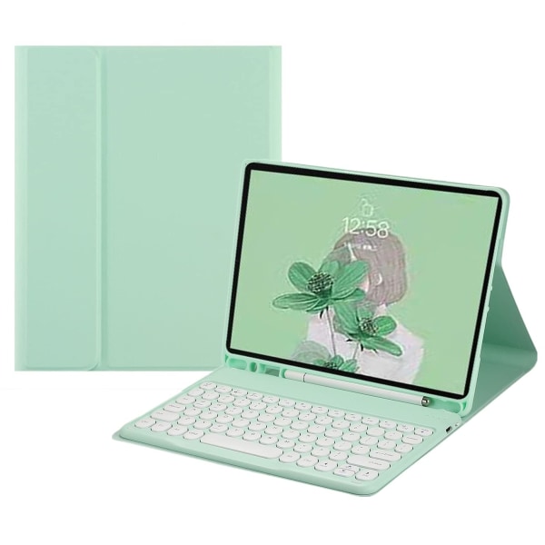 iPad 10. generation 2022 10,9" tastaturetui (mintgrøn)