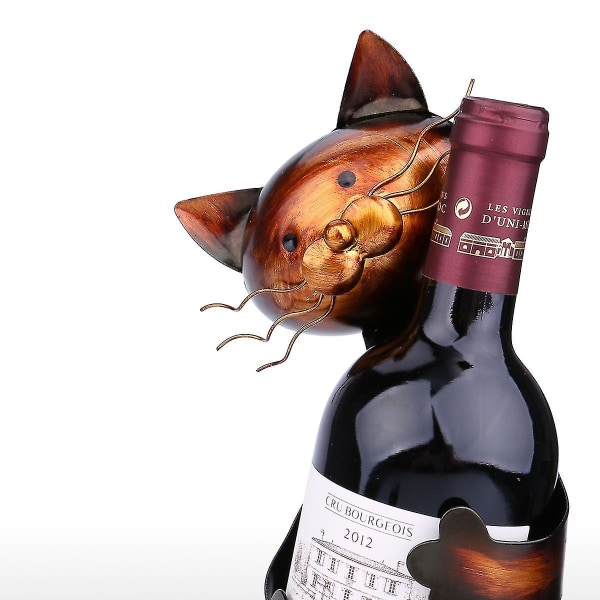 Cat Vinflaskeholder dekorativt stativ