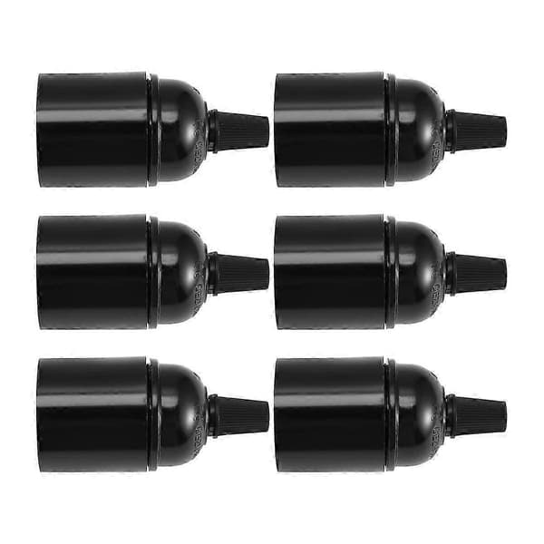 6-pack E26/E27 Glödlampa ES Skruvfäste för Tak/Pendel/Golv