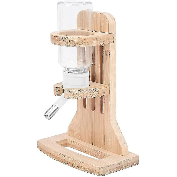 Hamsterflaskedispenser 120 ml ingen plast dropp hängande kanin vattenflaska automatisk husdjur
