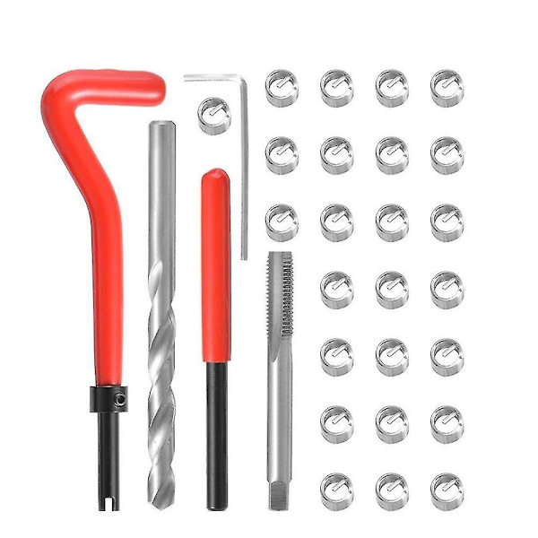 25 st metriska gängreparationsinsatser M3 M4 M7 M9 M11 Helicoil Car Pro Coil Tool M11*1.5 M4X0.7