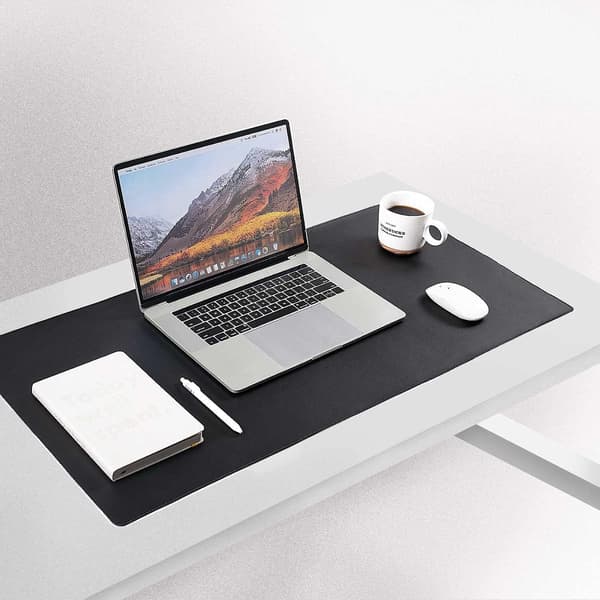 Leather Desk Pad, Laptop Mat, Large Gaming Mouse Pad, Non-Slip Leather Desk Protector