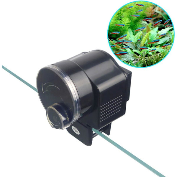 Akvarium Automatisk LCD Digital Auto Fiskemadsskål Fodermater Timer Ny