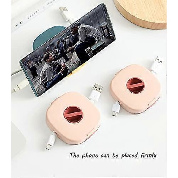 Øretelefon Oplader Opbevaringsboks (pink)