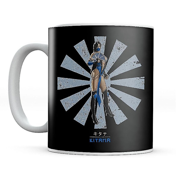 Kitana Retro Japanilainen Mortal Kombat -muki