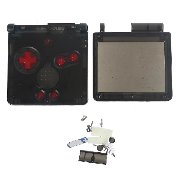 Transparent Clear Hard Protective For Shell For Case For Gameboy Advance Sp For（rød）