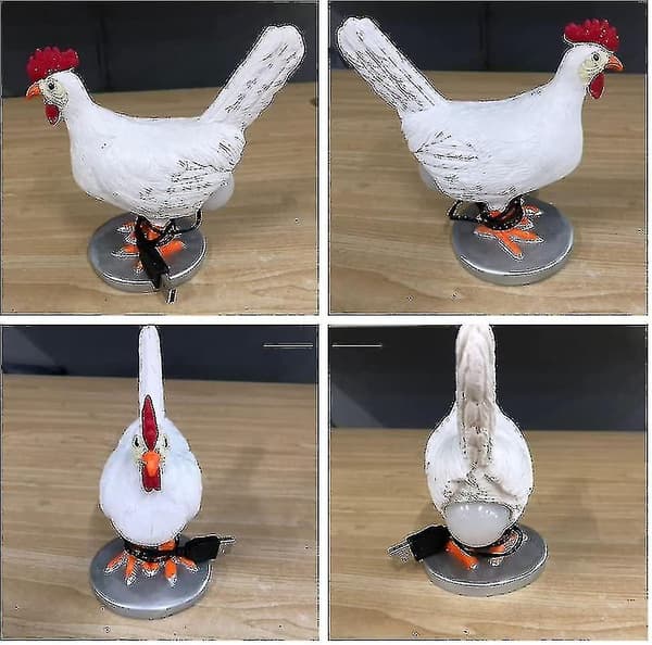 3D Kyllingegglampe Hane Bordlampe