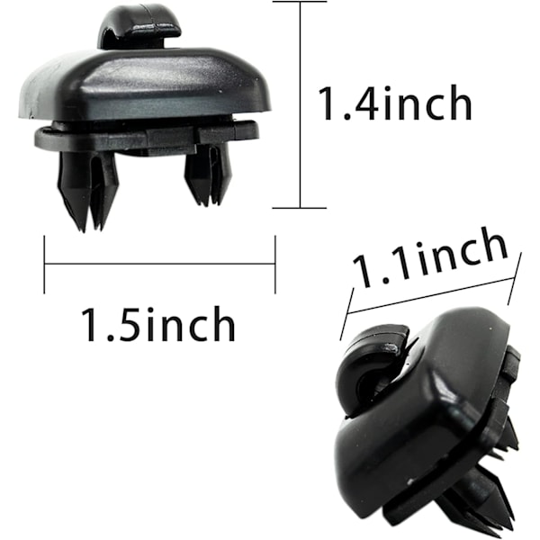 1 stk. Auto Solskærm Klips Solskærm Klips, Krog Beslag Hanger Udskiftning til Audi A1 A3 A4 A5 Q3 Q5(8E0 857 562) A7 B6 B7 B8 S4 S5 Reference Dele Nr. Grey