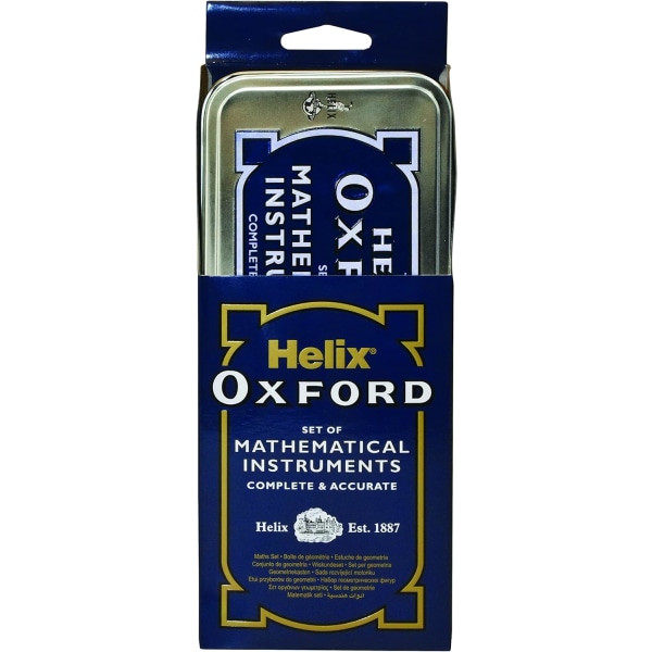 Oxford Maths Set with Storage Tin