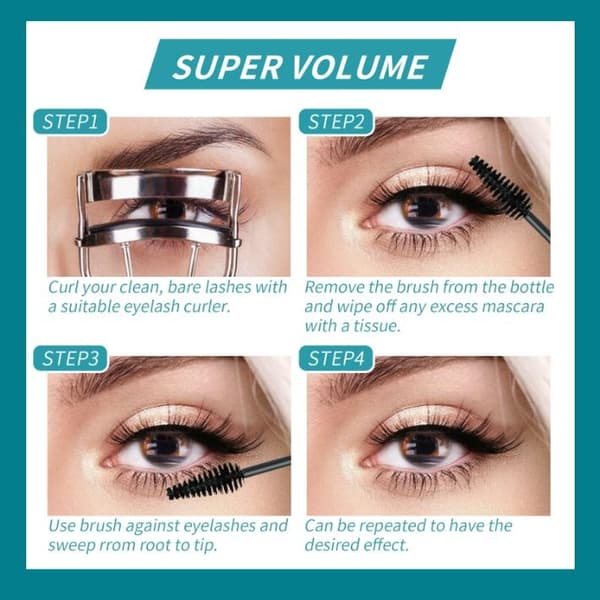Liquid Extensions Mascara, Thick and Slim Waterproof Mascara, Smudge-Proof Mascara that Lasts All Day