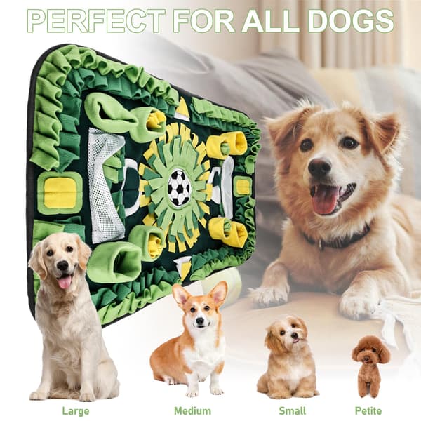 Stor Snusemåtte til Hunde - Hunde Snusemåtte - Smart Legetøj - Skridsikker Snusemåtte - Smart Legetøj til Hunde og Katte - 73 x 50 cm