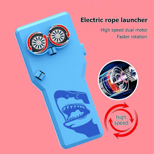 Reb Launcher Propel Loop Lasso Med Reb Streng Controller Håndholdt Skydespil Thruster Elektrisk Legetøj Til Børn Børnegave