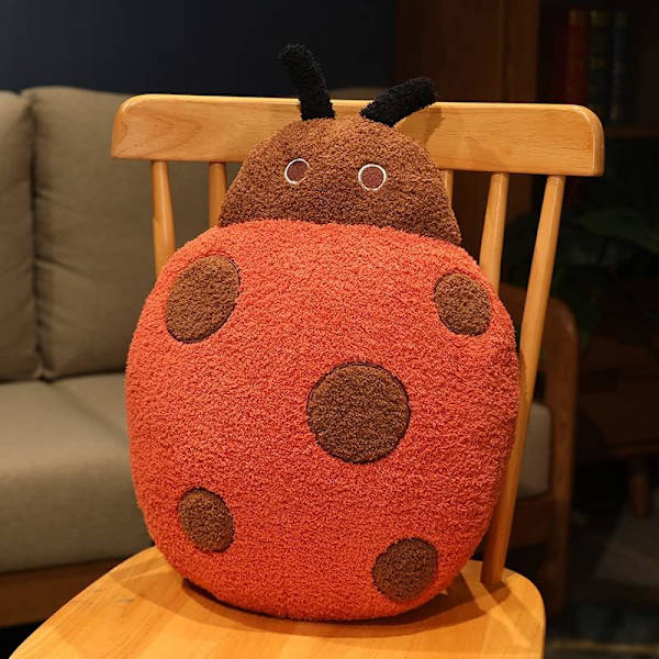 Suloinen tyynypehmoleppäkerttu täytetty eläinpehmolelu leppäkerttupehmolelu lelut Kawaii pehmeä leppäkerttu tyyny halaus täytetty leppäkerttu lahja lapsille Ladybug