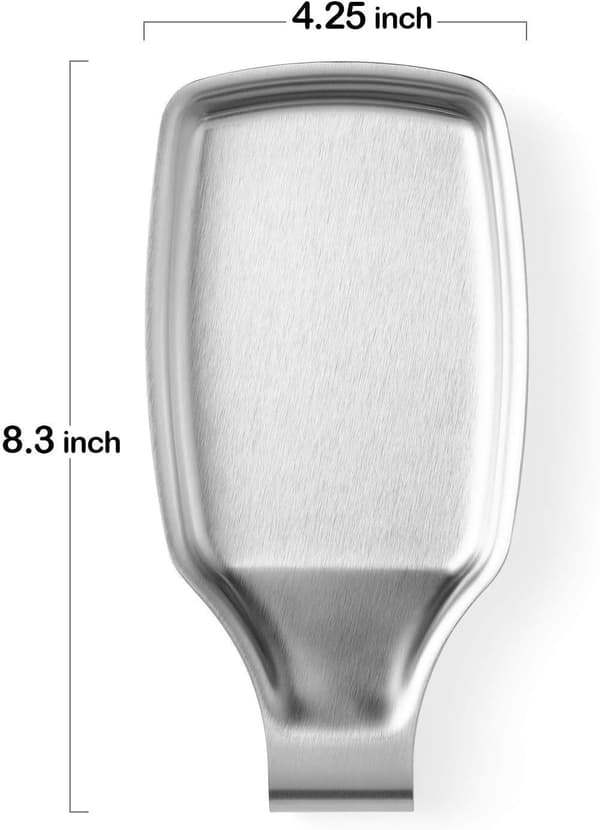 Skeholder, skeholder til komfur, robust og holdbar skeholder i rustfrit stål
