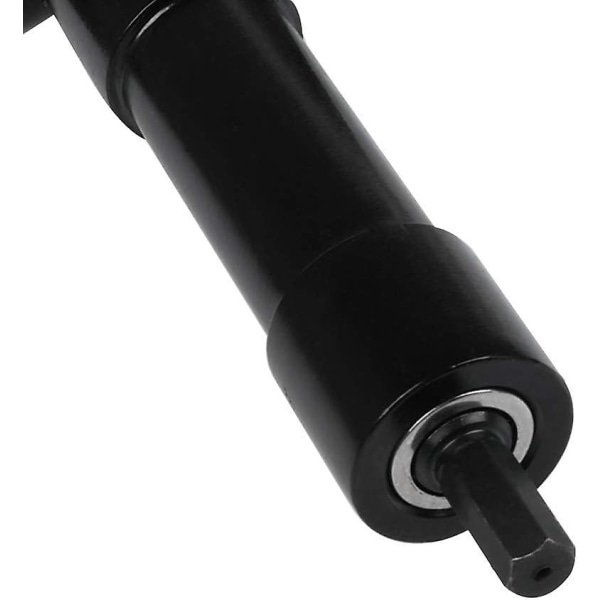 Selvstrammende 90 graders rettvinklet chuck, hurtigutløsende drill albue chuck bit skrutrekker vinkelhode chuck bit adapter rettvinklet drill bit