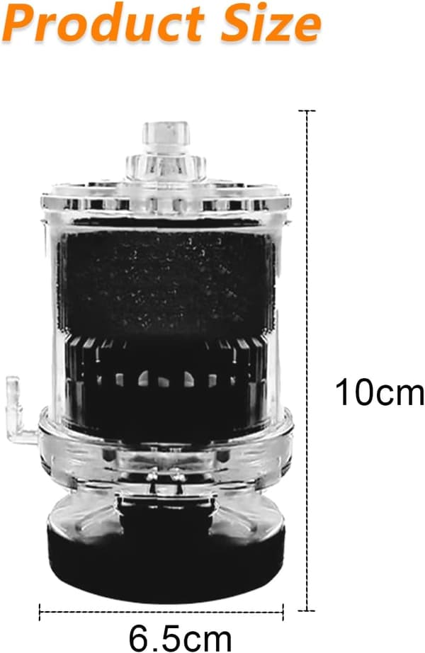 Mini Akvarium Filter Bio, Lille Fiskedam Bio Svampfilter, Lille Intern Filter til 1-30 Gal