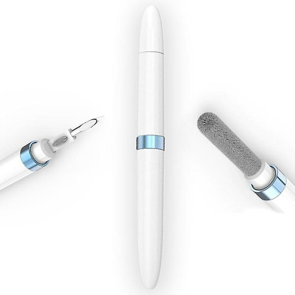 Rengjøringspenn - Rengjør Airpods og ørepropper Hvit praktisk 3 i 1 verktøy