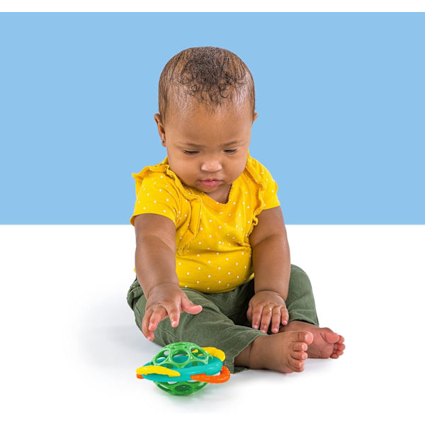 Oball Easy Grasp Shaker Rattle BPA-fri leksak för spädbarn Oball Grasp & Teether