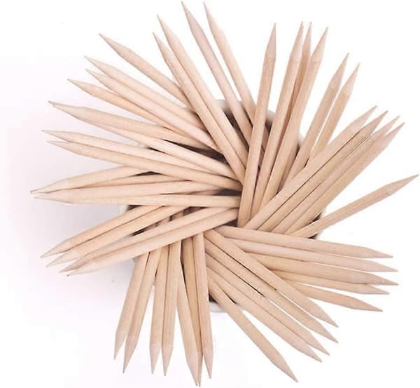 200 Pakke Oransje Tre Neglepinner, Doble Hoder Multifunksjonelle