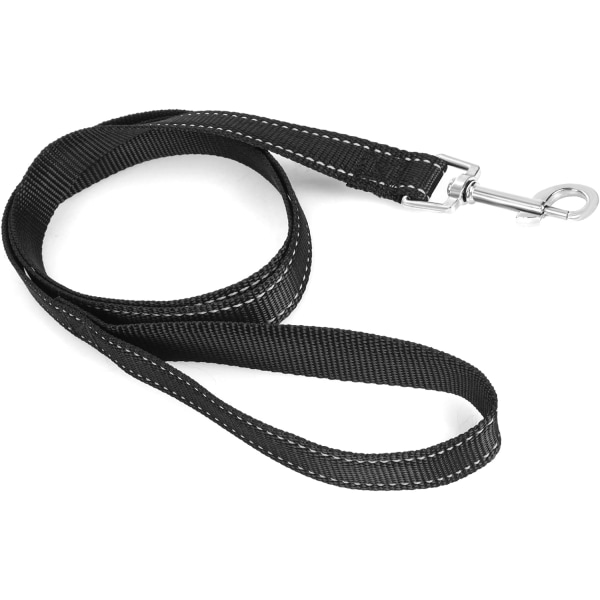 Reflekterende Hundeleie, Nylon Hundeleie Heavy Duty Hundetreningsleie Slitesterk Treningsleietau med Metallspenner Leie for Valper Hund Fjellklatring