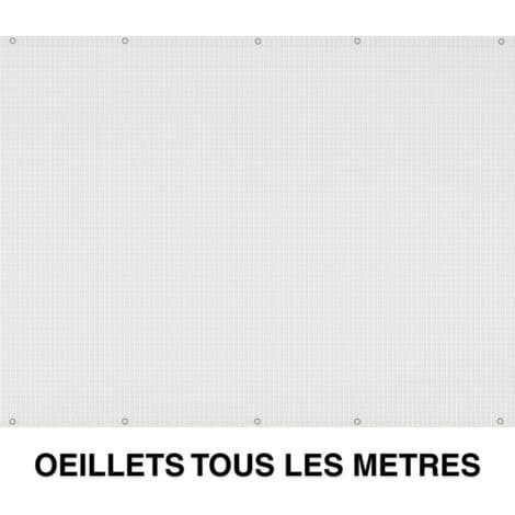 Cuttable Protective Tarp - 160g/m² - Reinforced Polyethylene - Ripstop - 4 x 10m - Transparent