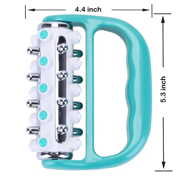 Selluliittihierontalaite ja lihashierontarulla (vihreä)