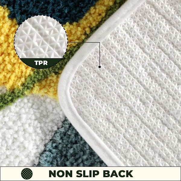 Superabsorbent Bath Mat Non-Slip Bathroom Mat Machine Washable Bath Mat Soft Microfiber Bath Mat