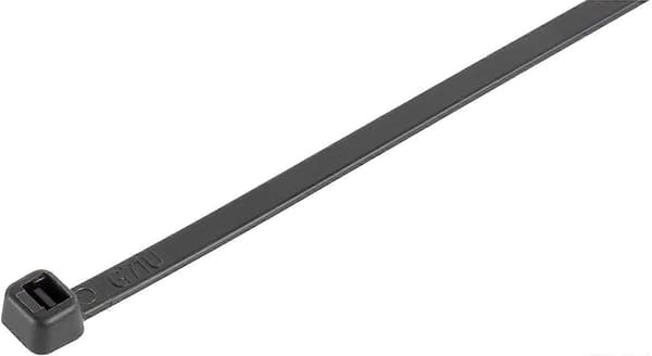 Förpackning med 100 buntband, Svarta, 200 x 4,8 mm
