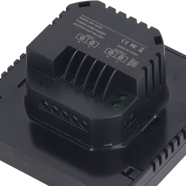Programmerbar digital termostat Smart berøringsskjermtermostat for svette dampbad AC85V til 250V