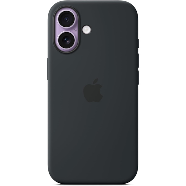 Apple Silikonecover til iPhone 17 – Sort