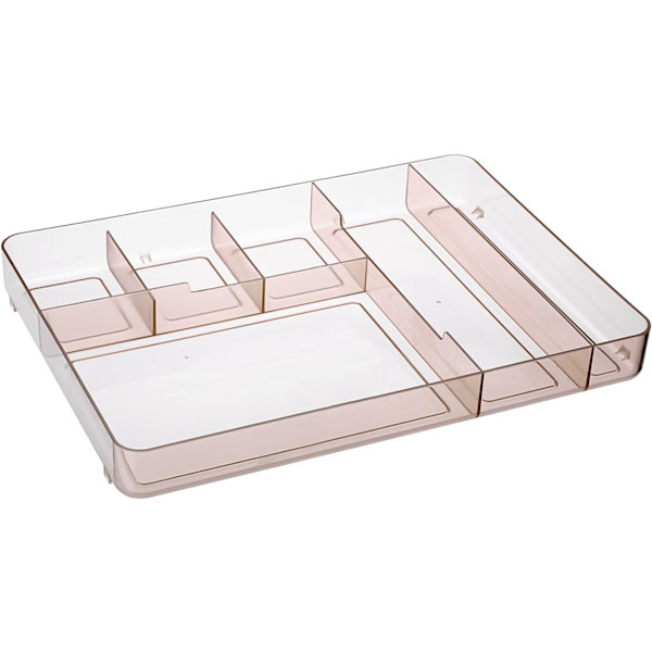 Läpinäkyvä Craft Stackable Säilytyslaatikko Säilytysalustalla Muovi 7-lokeroinen Monikäyttöinen Säilytysastia Lelujen, Taiteen ja Käsitöiden Säilyttämiseen ja Järjestämiseen Clear Coffee