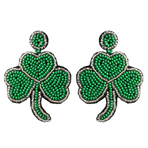 St. Patrick's Day Ørestikker Øreringe Øretilbehør Fest Smykker Perfekt Gave til Kvinder Piger Silver